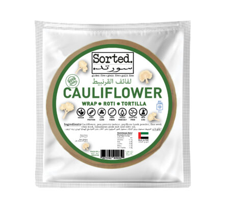 Cauliflower wrap front