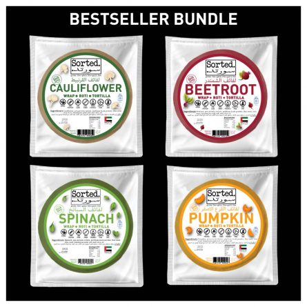 Bestseller wraps: Four packs of wraps