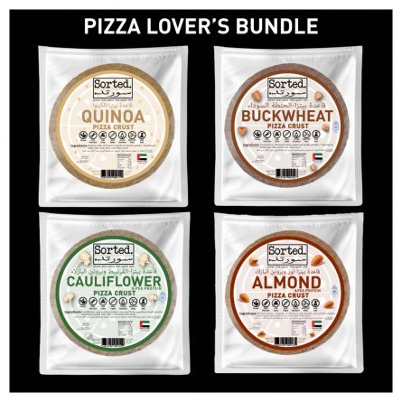 Pizza Lover’s Bundle: Four packs of pizza crusts